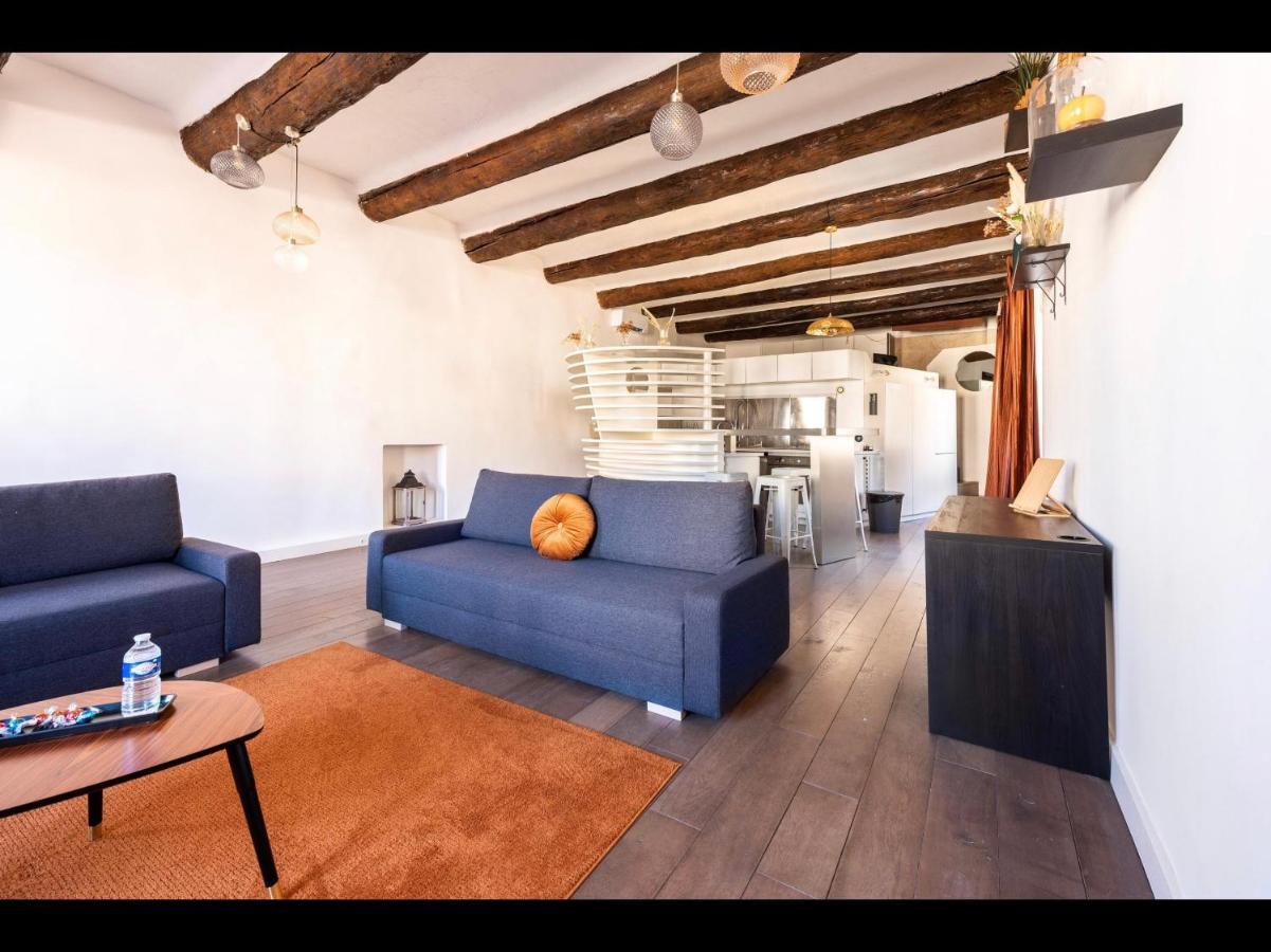 Vieux-Port Magnifique Appartement Loft Marseille Luaran gambar